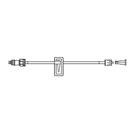 Set Extension SafeLine* 7 Inch Tubing 1 Port 0.42 mL Priming Volume DEHP Microbore (1/EA 50/CS) by B Braun Medical, Inc.  ID NF1310